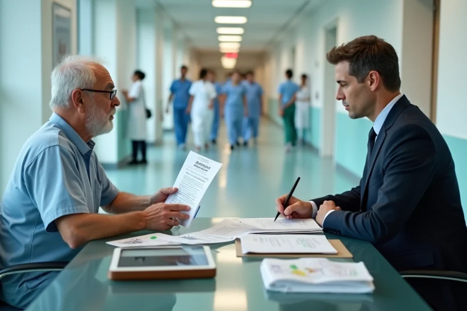 Paciente conversa com advogado sobre tratamento com polilaminina pelo SUS